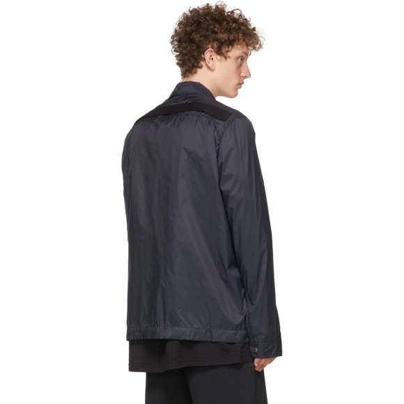 NWT RICK OWENS Black Champion Edition Worker Windbreaker Jacket - Picture 3 of 10